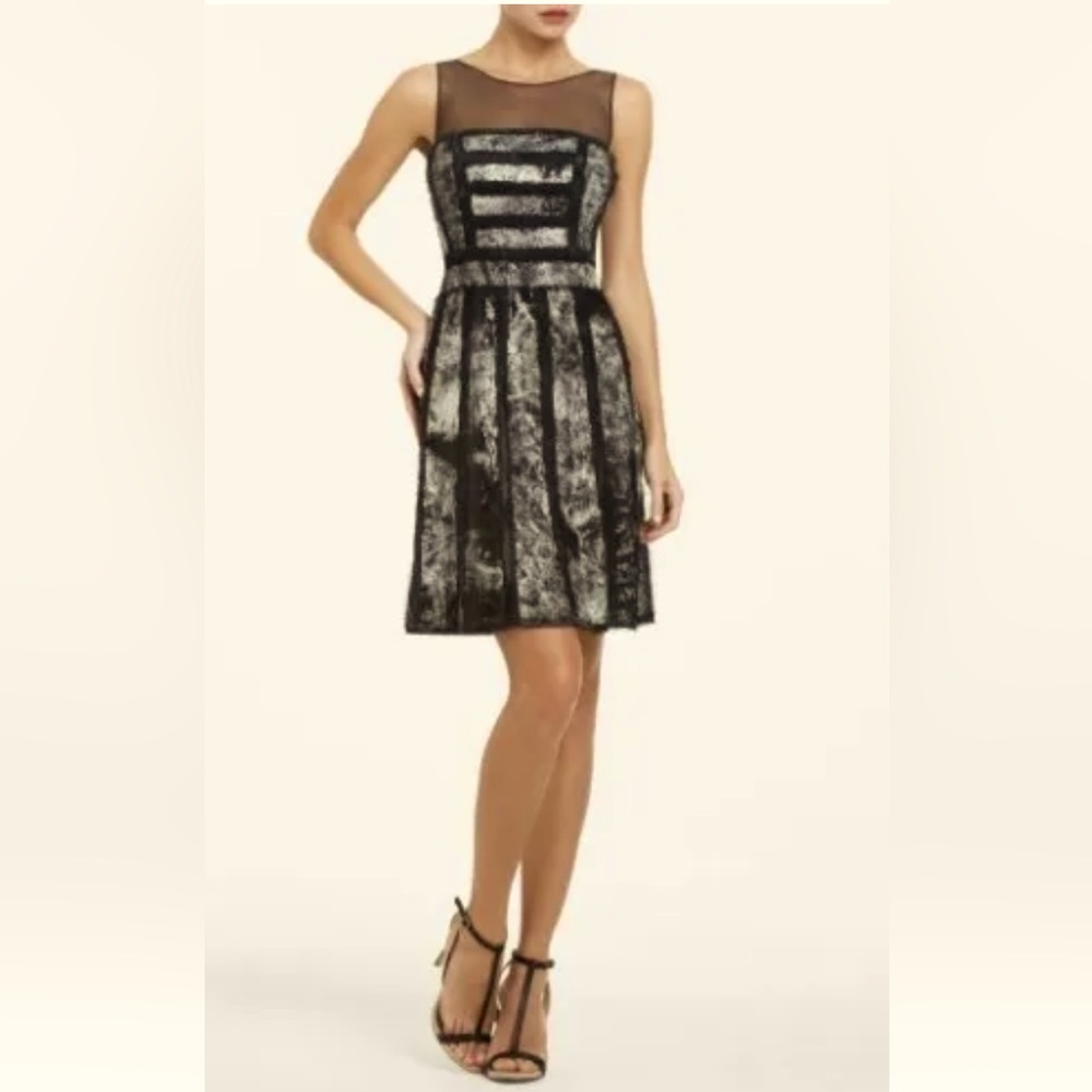 BCBGMaxAzria Sequin Mesh Cocktail Dress 👗